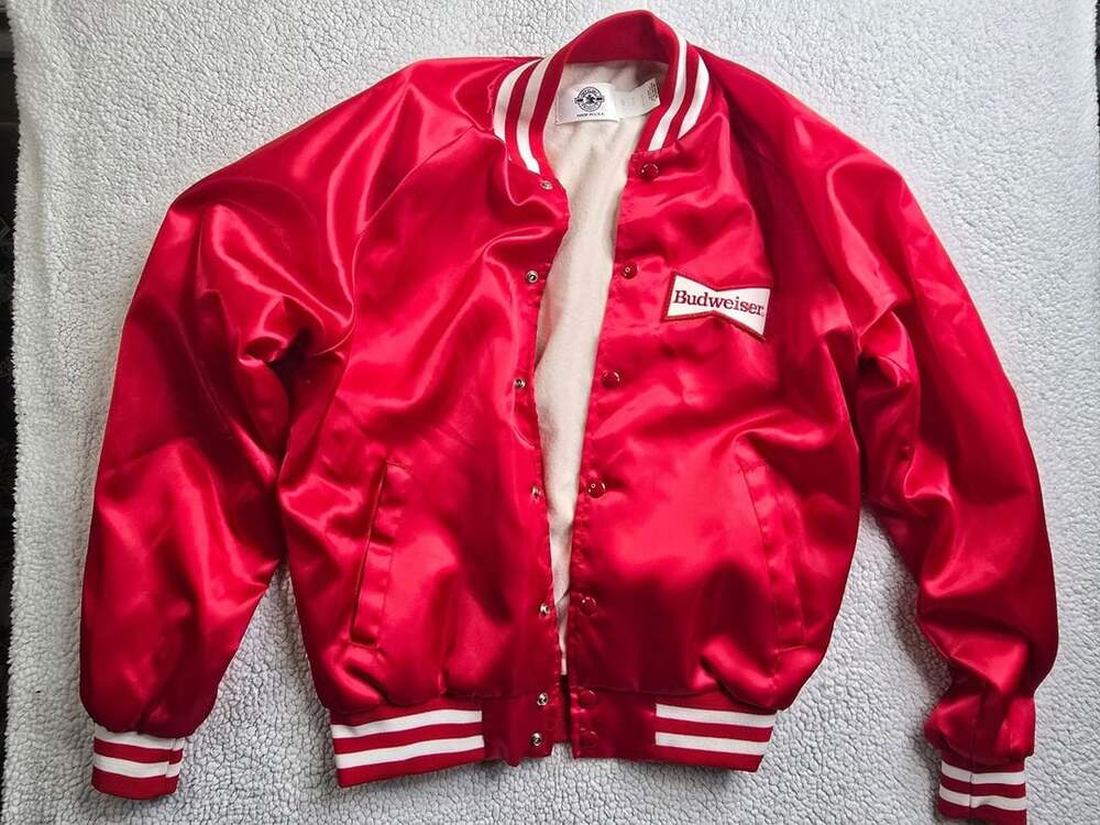 Vintage 1980's Budweiser Bomber Jacket